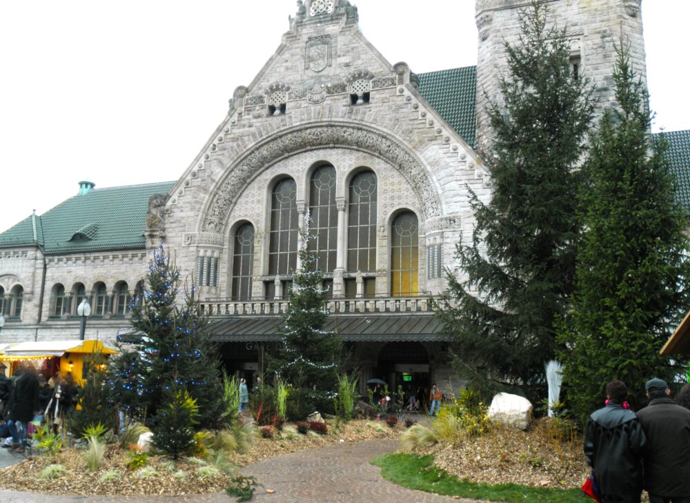 フランス　メッスの駅